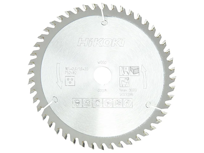 Hikoki Hikoki 752482 Lama per legno 165X20 Z48 denti alternati