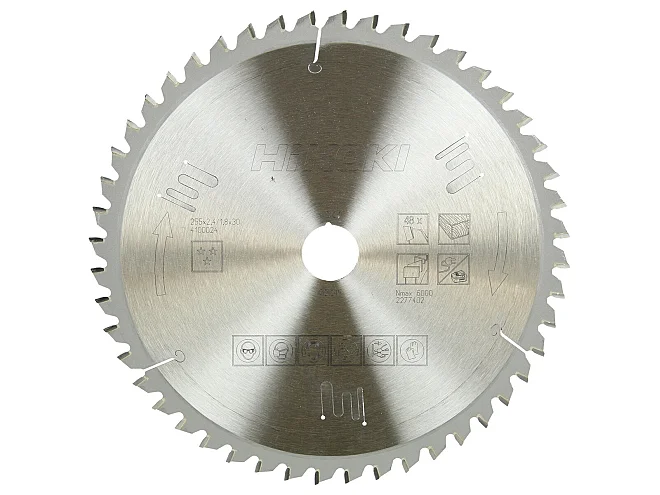 Hikoki Hikoki 4100024 Lama per legno 255x30 Z48 dente piatto/alternato