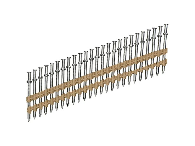 Hikoki Hikoki 4100441 2000 chiodi duplex 21° testa tonda 3,3 x 45/57 mm, gambo liscio, lucidi