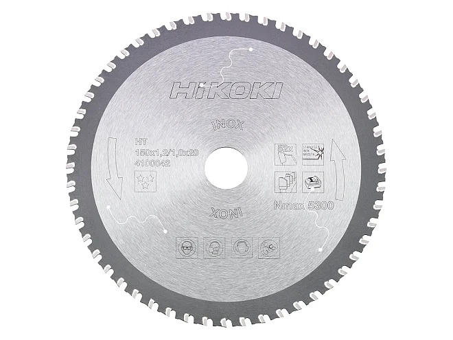 Hikoki Hikoki 4100042 Lama per ceramica INOX 150x20 Z52 dente piatto/trapezoidale