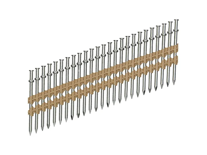 Hikoki Hikoki 4100442 2000 chiodi duplex 21° testa tonda 3,3 x 58/70 mm, gambo liscio, lucidi