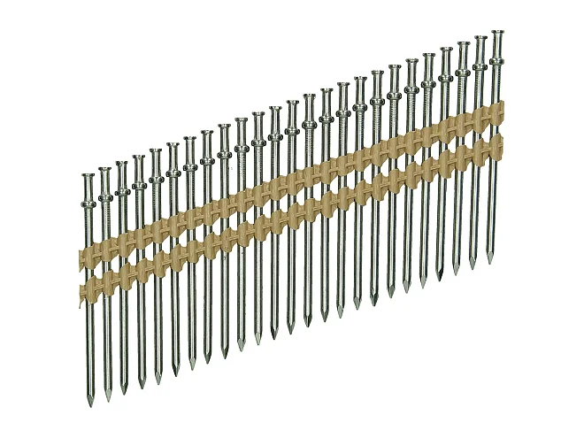 Hikoki Hikoki 4100443 2000 chiodi duplex 21° testa tonda 3,3 x 77/89 mm, gambo liscio, lucidi