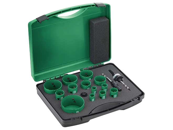 Hikoki Hikoki 4101076 Kit Seghe a tazza bimetalliche HSS-Co ''Combinazione n. 2'' (16 pezzi)