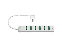 VIMAR Vimar 00402.CC.B Presa mult. 6P11 + S11 90° bianco