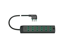 VIMAR Vimar 00406.CC Presa mult. 6P17/11+ S17 90° nero