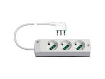 VIMAR Vimar 00413.CC.B Presa mult. 3P30+S17 90° bianco