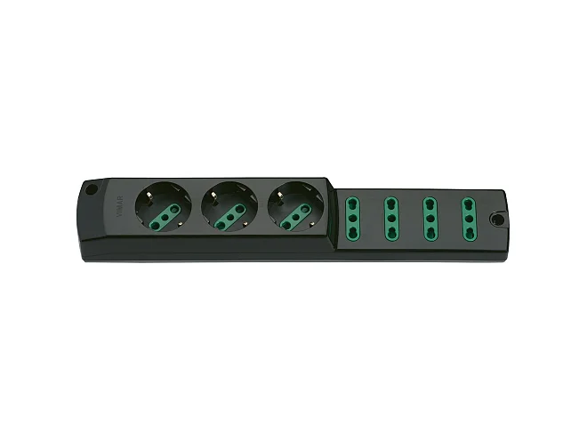 VIMAR Vimar 00424.NC Presa mult. 3P30+4P17/11 nero