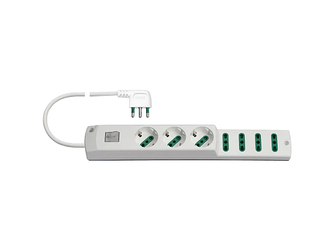 VIMAR Vimar 00425.CC.B Presa mult.3P30+4P17/11+int.+S1790° b.co