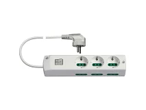 VIMAR Vimar 00437.CK.B Presa mult.3P30+6P17/11+int.+S3190° b.co
