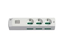 VIMAR Vimar 00437.NC.B Presa mult. 3P30+6P17/11+int. bianco