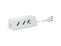 VIMAR Vimar 00604.CC.B Presa scrivania 1univ+2P17/11+3USB+S17 b