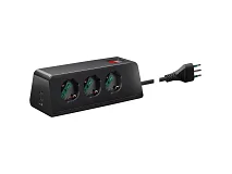 VIMAR Vimar 00608.CC Presa scrivania 3univ.+3USB+S11+cbe nero