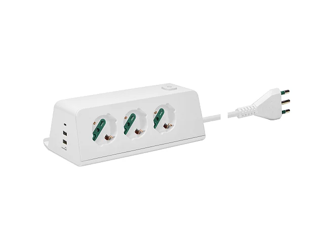 VIMAR Vimar 00609.CC.B Presa scrivania3univ+3USB+S17+wireless b