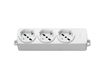 VIMAR Vimar 01287.NC.B Presa multipla 3 universale bianco