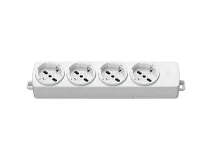 VIMAR Vimar 01291.NC.B Presa multipla 4 universale bianco