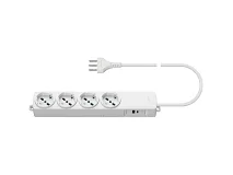 VIMAR Vimar 01296.2USB.CC.B Presa multipla 4 univ.+USBA+USBC bianco