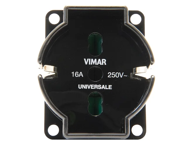 VIMAR Vimar 01299.1.N Frutto presa universale appl. nero
