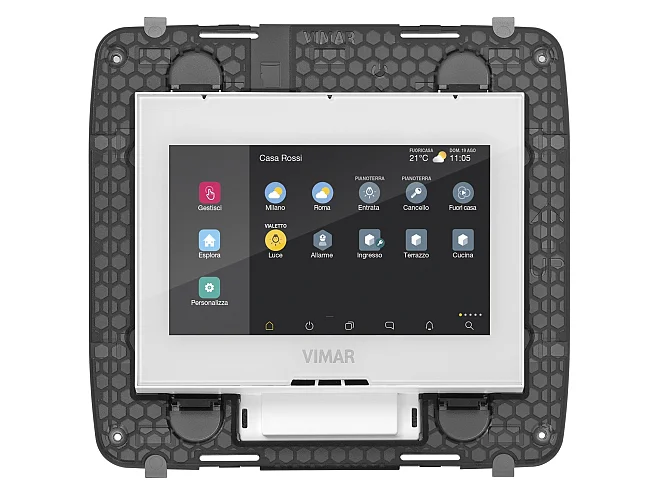 VIMAR Vimar 01420.B Touch screen domotico IP 4,3 PoE 8M b.co