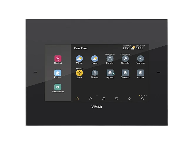 VIMAR Vimar 01422 Touch screen domotico IP 7in PoE nero