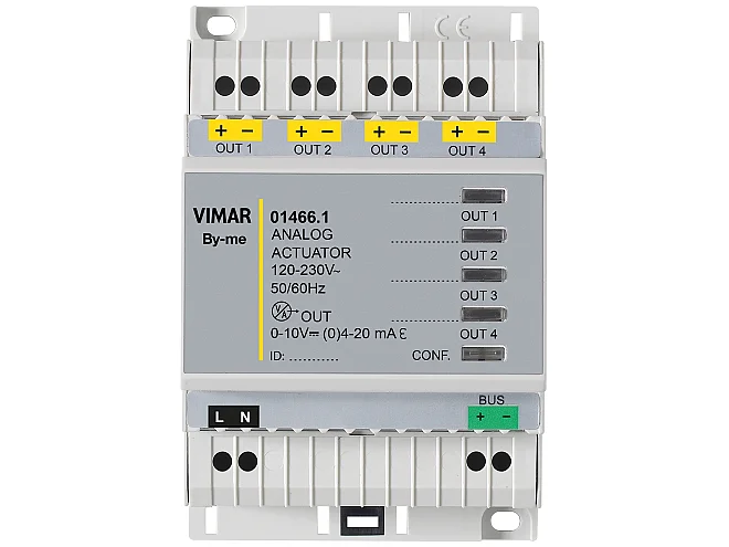 VIMAR Vimar 01466.1 Attuatore domotico 4 uscite analogiche
