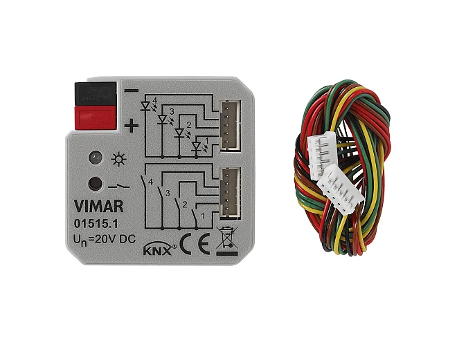 VIMAR Vimar 01515.1 Interfaccia 4 ingressi/out per led KNX