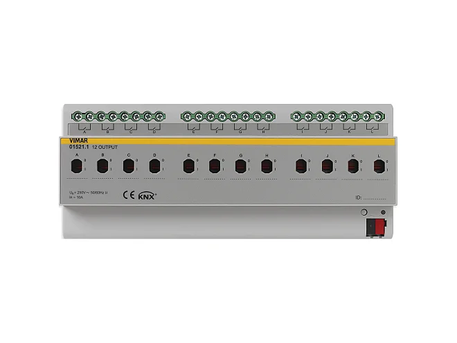 VIMAR Vimar 01521.1 Attuatore 12 uscite 250V 10AX KNX