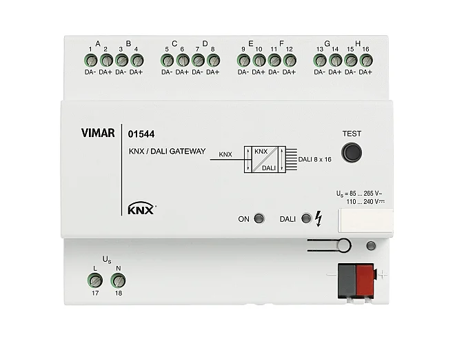 VIMAR Vimar 01544 Gateway DALI 8 canali KNX