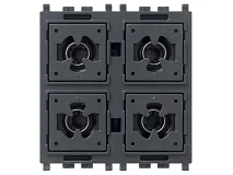 VIMAR Vimar 01583.AX Comando KNX Secure Flat/Tondo 4 pulsanti 2M