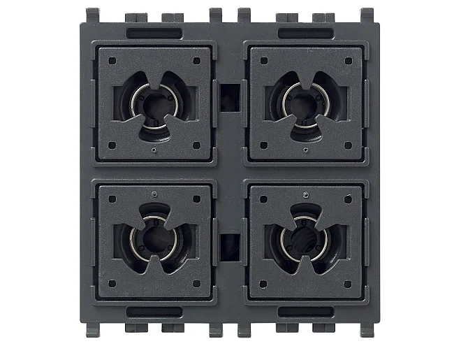 VIMAR Vimar 01583.AX Comando KNX Secure Flat/Tondo 4 pulsanti 2M