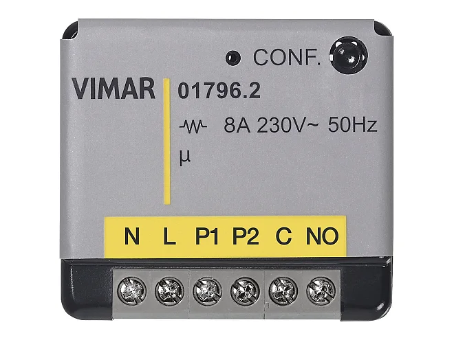 VIMAR Vimar 01796.2 Attuatore EnOcean multifunzione 1 relè