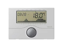 VIMAR Vimar 01910.20 Cronotermostato a batt. parete silver