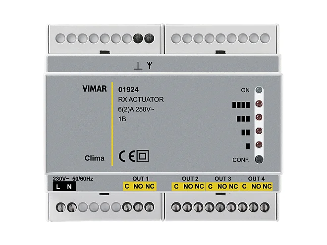 VIMAR Vimar 01924 Attuatore/ricevitore RF 4 canali
