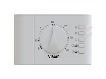 VIMAR Vimar 02900.1 Termostato rotella parete batt. bianco