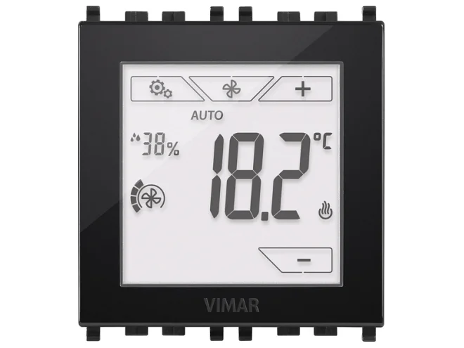 VIMAR Vimar 02951 Termostato touch domotico 2M nero