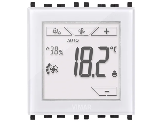 VIMAR Vimar 02951.B Termostato touch domotico 2M bianco