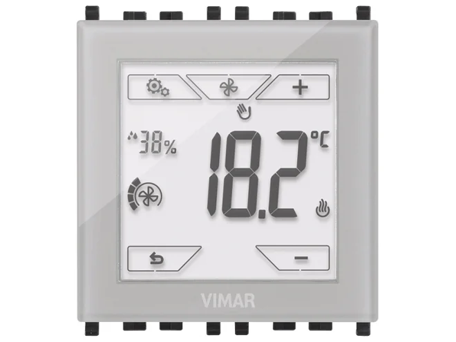 VIMAR Vimar 02952.BN Termostato touch KNX 2M neutro