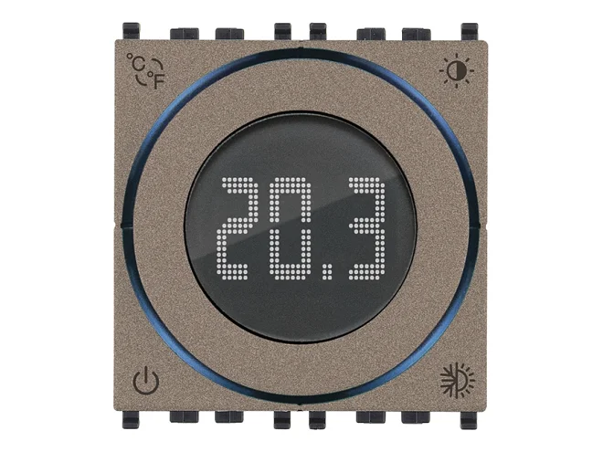 VIMAR Vimar 02970.M Termostato rotella 2M 100-240V Metal