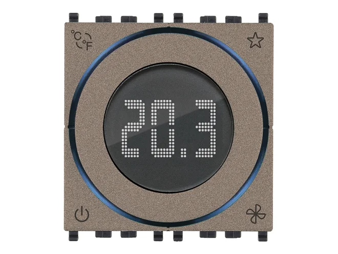 VIMAR Vimar 02972.M Termostato rotella KNX 2M Metal