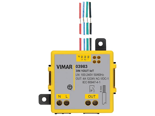 VIMAR Vimar 03983 Modulo 3IN 1OUT connesso IoT