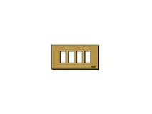 VIMAR Vimar 08638.BR Placca 4M allum. scatto bronzo