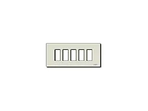 VIMAR Vimar 08639 Placca 5M allum. scatto oro