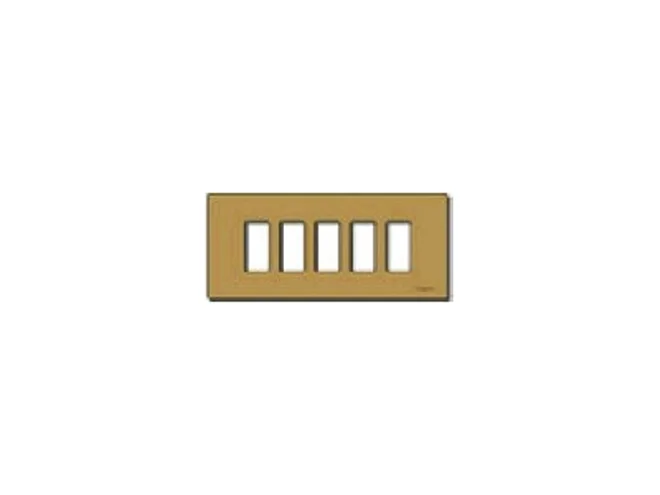 VIMAR Vimar 08639.BR Placca 5M allum. scatto bronzo