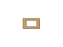 VIMAR Vimar 08657.BR Placca 3Msp allum. scatto bronzo