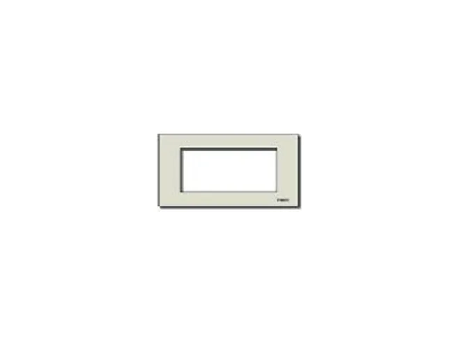 VIMAR Vimar 08658 Placca 4Msp allum. scatto oro