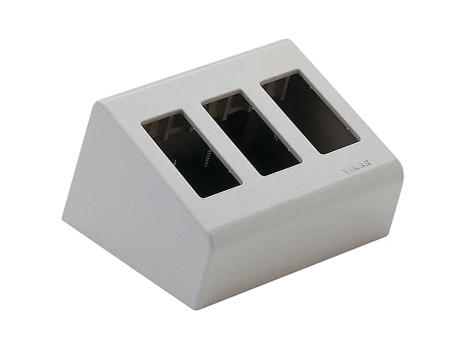 VIMAR Vimar 09933 Scatola inclinata tavolo 3M P50mm avorio