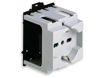 VIMAR Vimar 09967.1 Presa 2P+T 16A universale guida DIN