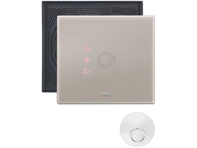 VIMAR Vimar 0K21666.73.02 Placca 3M transponder grigio perla IP55