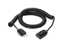 VIMAR Vimar 0P32352 Cavo prolunga estensibile 3G0,75 5m nero