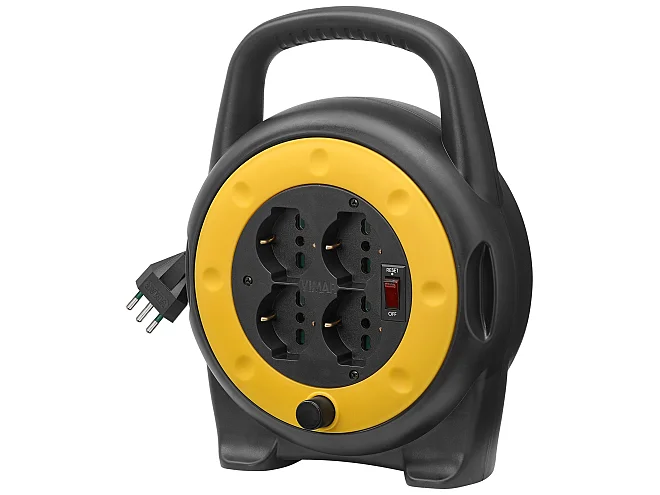 VIMAR Vimar 0P32702 Avvolgicavo 10A 4 uscite universali 5m