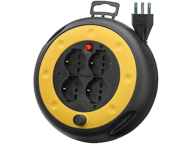 VIMAR Vimar 0P32713 Avvolgicavo 16A 4 uscite universali 4m